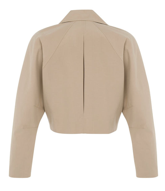MASCA SHORT BEIGE TRENCH